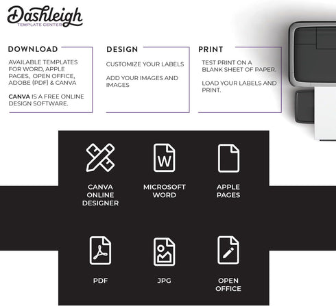 75 2.2x1.7 Inch 10ml Dashleigh Perfume Bottle Labels Waterproof, Blank Printable Vinyl Stickers for Roller Bottles