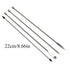 1 Set Stainless Steel Micro Lab Sampling Scoop Spatulas, Combination Reagent Spoon Laboratory Supplies (Pack of 5)