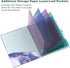 Hongri Clipboard Folio with Refillable Lined Notepad, Clipboards with 5 A4 Folders, Spiral Clip Board Portfolio (Purple