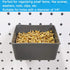 FRIMOONY Pegboard Hooks Assortment with Pegboard Bins, 140 Piece for Organizing Various Tools