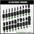 SWANLAKE 20PCS Tamper Resistant Star Bit Set,Torx Bit Set, Impact Grade Security Torx Bit Set,1/4-inch Hex Shank, S2 Alloy Steel, T4-T40 by SWANLAKE GARDEN TOOLS