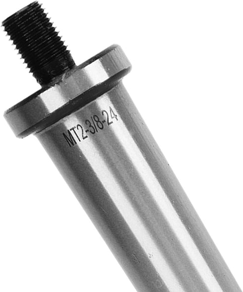 MT2-3/8-24 Drill Chuck Arbor, 2MT Shank to 3/8in 24 Threaded for Pneumatic Tools