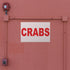 Fastasticdeals 36x24Inches Decal Stickers Multiple Sizes Crabs Red Food Bar Restaurant Truck Industrial Vinyl Safety