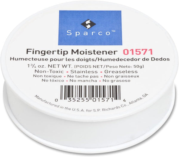 S.P. Richards Company Sortkwik Fingertip Moistener, Nonskid Back, 1-3/4 oz.