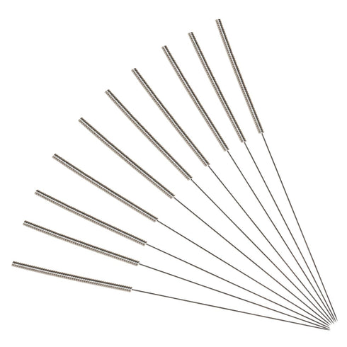 Aokin 13 Pcs 3D Printer Nozzle Cleaning Kit - 10 Pcs 0.4mm Needles and 2 Pcs Tweezers Cleaner
