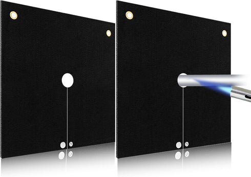 Welding Blanket Fireproof, 2 Packs Heat Shield Mat, Brazing Heat Shield for Torch, Flame Resistant Cloth Rag