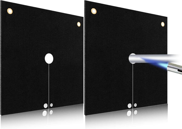 Welding Blanket Fireproof, 2 Packs Heat Shield Mat, Brazing Heat Shield for Torch, Flame Resistant Cloth Rag