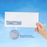 PANDRI 750#10 Single Window Envelopes, Self Seal Security Envelopes with Security Tint for QuickBooks Invoices,