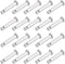 uxcell Single Hole Clevis Pins, 4mm X 20mm Flat Head 304 Stainless Steel Link Hinge Pin, 20Pcs
