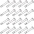 uxcell Single Hole Clevis Pins, 4mm X 20mm Flat Head 304 Stainless Steel Link Hinge Pin, 20Pcs