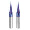 uxcell 2 Pcs 15 Degree V Groove Engraving Router Bits for CNC