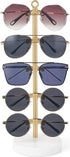 Dahey Sunglasses Organizer Metal Frame Glasses Holder Stand Anti Scratch Rack with
