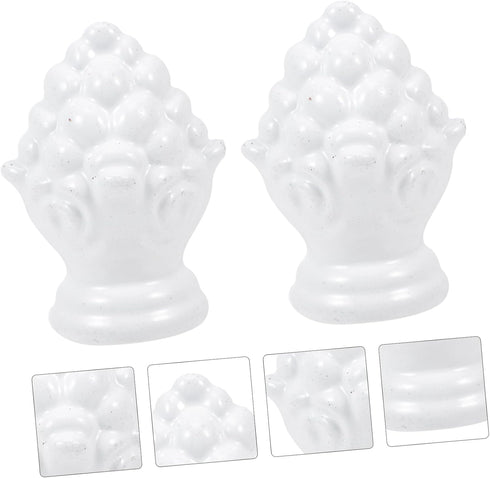 2pcs DOITOOL Shade Knob Light Knob Light Finial Accessory Finial Decor Lampshade Holder Durable Lamp Shade Decorative