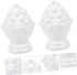 2pcs DOITOOL Shade Knob Light Knob Light Finial Accessory Finial Decor Lampshade Holder Durable Lamp Shade Decorative