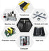 9 Pcs Adjustable T-Handle Ratchet Tap Holder Wrench Set, Metric Tap Drill Set with 4 Pcs Taps