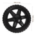 4pcs Cabilock Shopping Cart Wheel Rolling Cart Wheels for Trolley Heavy Duty Replacement Easy Climbing Feature