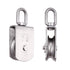 Rocaris 2 Pack M75 Lifting Single Pulley Roller, 1700 lbs Heavy Duty Stainless Steel Swivel Pulley Block