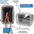 Intermatic WP5100C Extra-Duty Electrical Outlet Cover - Single Gang, Waterproof Design for Outdoor GFCI Outlets