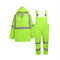 GGS Three-Piece Rain Suit - High Visibility, Waterproof Bibs and Jacket with