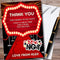 The Card Zoo Red Carpet Film Movie Cinema Night Personalized Childrens Birthday Party Thank You