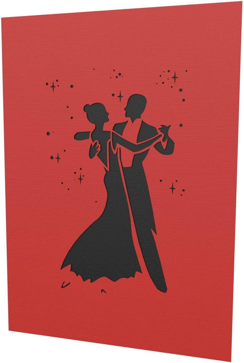 Liif Love Couple 3D Greeting Pop Up Card - Valentines Day, Anniversary, Wedding, Thank You