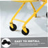 4pcs Cabilock Supermarket Shopping Cart Replacement Wheel Trailer Jack Wheel Utility Cart Rolling Hardware