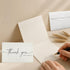 yrrBgo 48 Pack Stickers,3x3.5 Inch Thank You Cards with self seal Envelopes and Matching Minimalistic Design,Printable