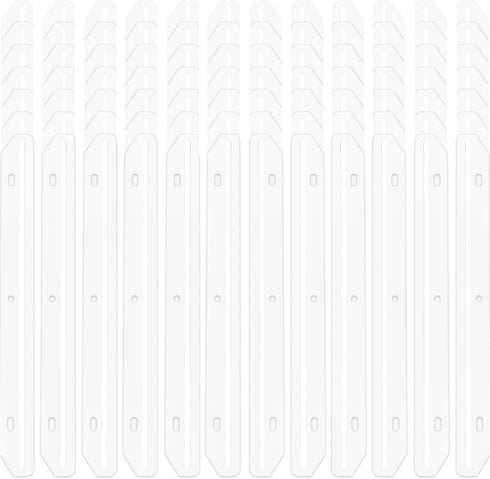 Framendino 80 Pack Magazine Holders, 3 Hole Punched for 3 Ring Binder, Organizer Insert Strips for File Book Craft