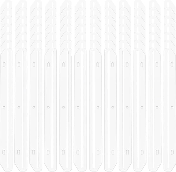 Framendino 80 Pack Magazine Holders, 3 Hole Punched for 3 Ring Binder, Organizer Insert Strips for File Book Craft