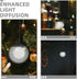 3.93 Inch TEHAUX Globe Lamp Shade Frosted Glass Ceiling Light Shade Replacement Dome Lampshade Soft Light Diffusion