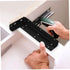 2pcs Heavy Duty Floating Brackets for Shelves Hidden Support Frame Wall Mounted Bracket for Cabinets Bathroom Tv Stand