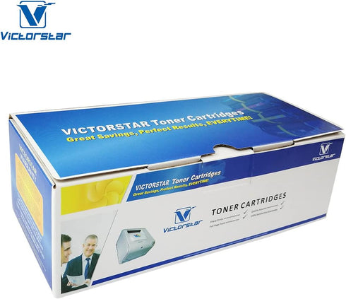 VICTORSTAR Compatible 6510 6515 Toner Cartridges, 2 Blacks?Extra High Yield?, 5500 Pages for Xerox Phaser & WorkCentre