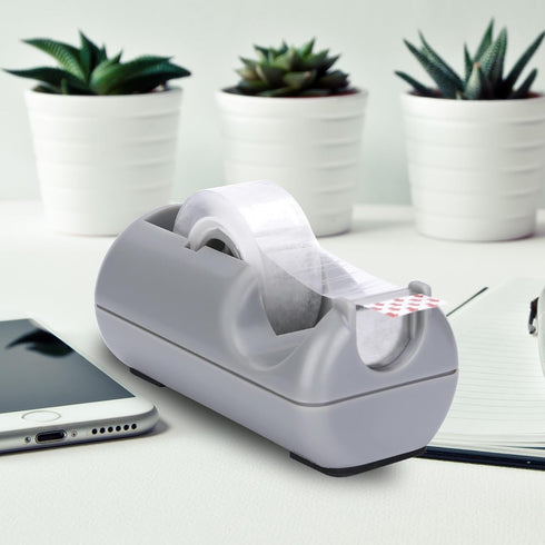 Eagle Basics Office Desk Tape Dispenser for Home School Office (Grey)