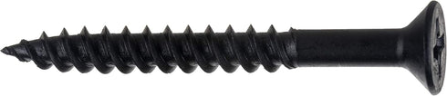 Twinfast Wood Screw, 8 x 1-1/2", Black, 014973291549