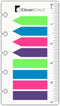 Discbound Page Flags with Inch Ruler for Circa, Arc, TUL (160 Total)