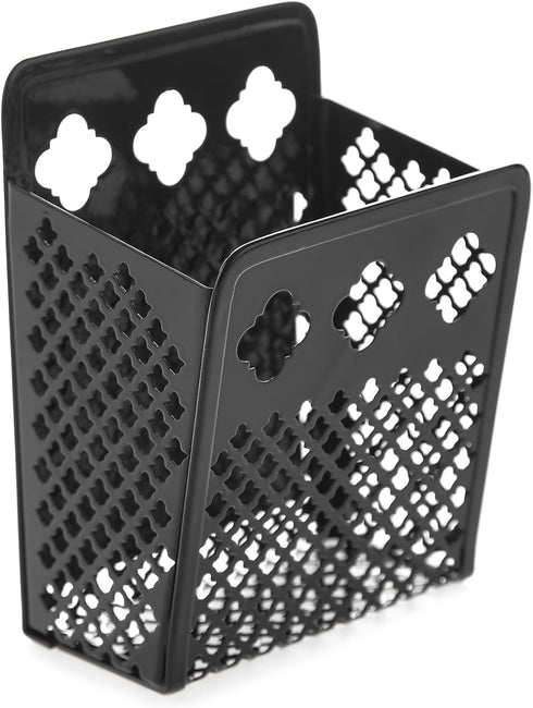 Magnetic Pen Holder, Mesh Metal Strong Magnet Dry Erase Marker Holder, Small Items Basket for Refrigerator, Whiteboard,