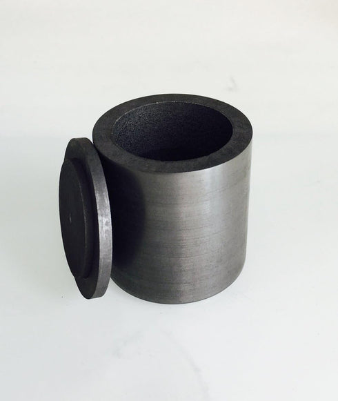 OTOOLWORLD Smelting Lab Graphite Crucible with Cover Lab Supply 40MM X 40MM