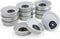 12 Pack 2 Inch Desk Grommet Kit, Wire Cable Hole Cover Organizer for Office Cord Management (Silver)