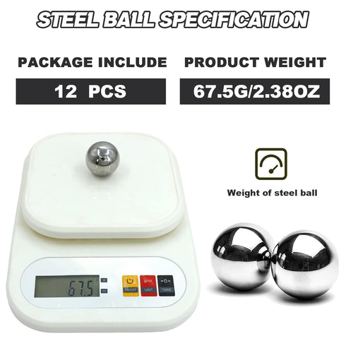 12pcs 1" 25.4mm Chrome Steel Bearing Balls Steel Ball Precision Bearings