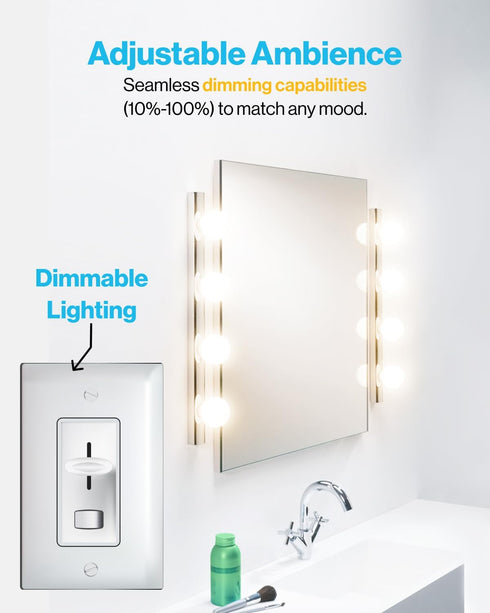 10 Pack G25 Bulbs, Bulb, 450 5000K 6W (40W Dimmable Bulb, E26 Sunco LED Light Vanity Globe Bathroom Light LM, Daylight