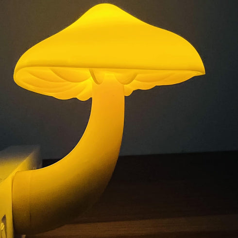 iBetterLife Sensor LED Mushroom Night Light Plug-in Wall Dream Bed Room Nightlight for Adults Kids Cute Mushroom Lamp