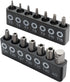 ROTATION 14-Piece Tamper Resistant Star Bits, Chrome Vanadium Steel, T5 - T40 Impact Grade Security Torx Bit Set