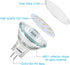 4 Pack 3W MR11 LED Landscape Light Bulbs, Low Voltage 12V, 20W Halogen Replacement, GU4 Bi-Pin Base, Soft White 3000K
