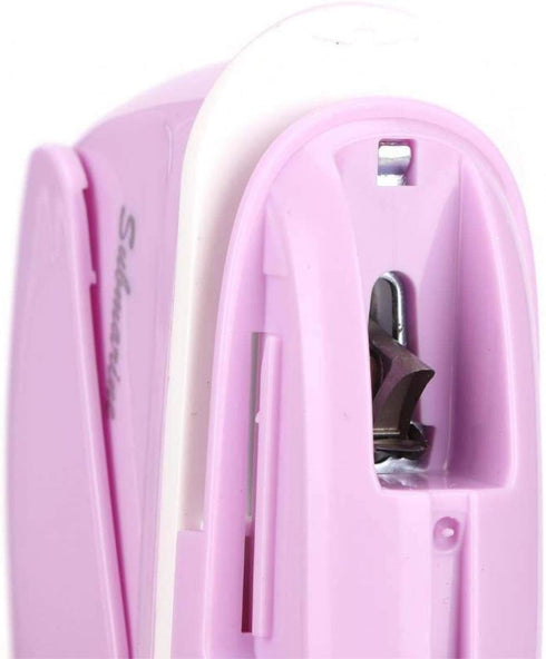 Stapleless Stapler, No Staple Hand Stapleless Tool for Office School, Binding Up to 8 Sheets of 70g Copy Paper, Purple