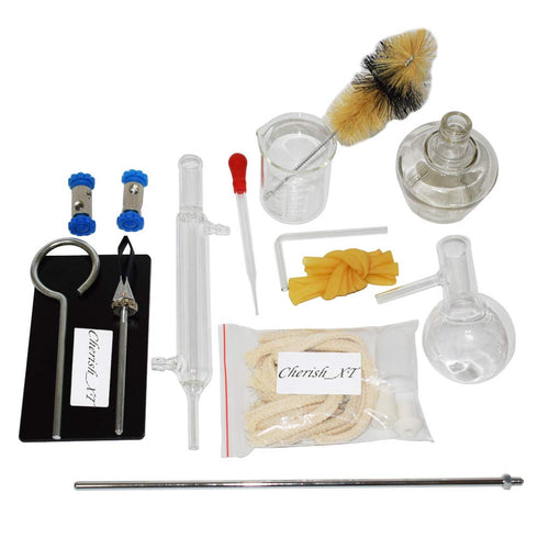 Home Distiller Kit for Making Essential Oil, Moonshine, Alcohol Distillation Glassware Set