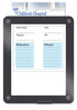 Iceberg 31130 Clarity Glass Custom Print Dry Erase Board, 11.0"x13.5"