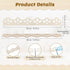 30 Pack Decor,15.75x2.17 inch Scalloped Wood Trim, Decorative Scallop Edge Molding Trim, Floral Cutout Pattern Design