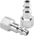 Milton Industries S-728 1/4" FNPT M Style Plug, Steel - 2 Count Pack of 1
