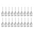 20pcs 19Gauge Stainless Steel Dispensing Needles, 1/2" Luer Lock for Thick Liquids, Ink, Glue, Lab Use