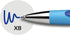 Schneider Slider Rave XB Ballpoint Pens, Refillable + Retractable, Light Blue Barrel, Box of 5